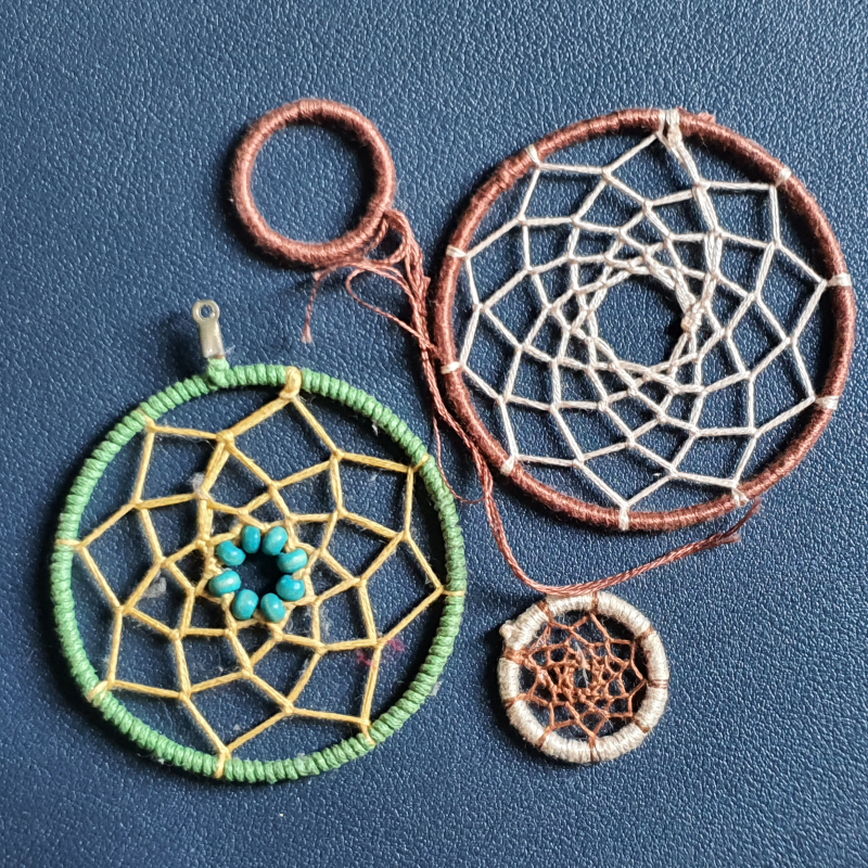Bahan Berkarya - Unfinished Mini Dream Catcher