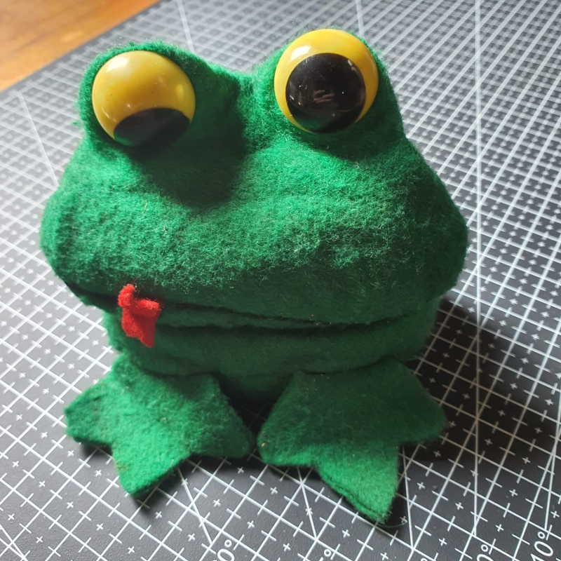 Cute Soft Toy Green Frog